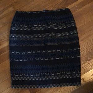 Patterned skirt new by worth